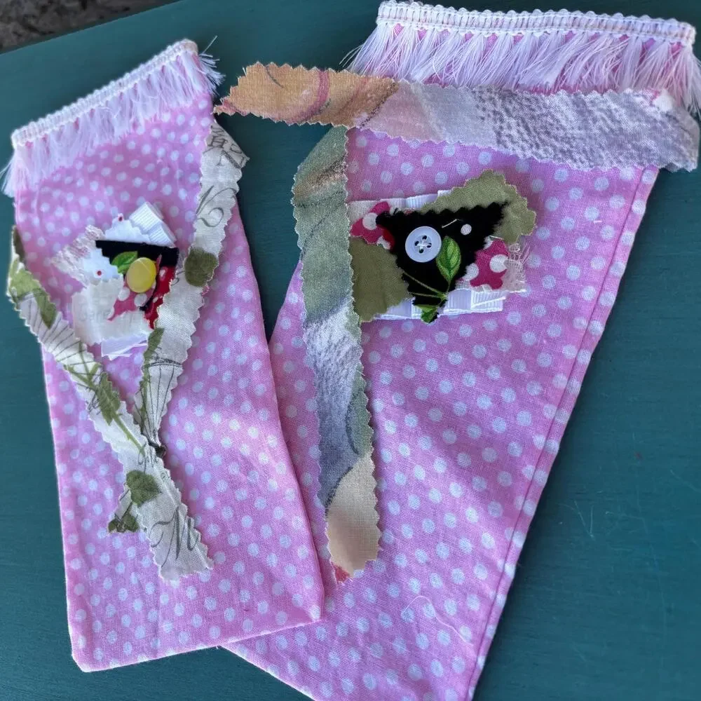 Handmade Polka-Dot Gift Bag Set: Gift Wrapping Supplies